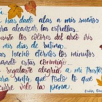 My project in Italic Script with a Brush Pen course Ein Projekt aus dem Bereich H und Lettering von Nelly Fernandez - 01.01.2021
