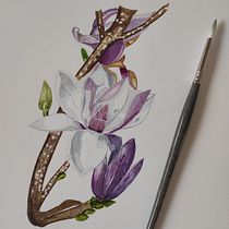 Mi Proyecto del curso: Ilustración botánica con acuarela. Ilustração botânica projeto de Eloisa Gutiérrez - 01.01.2021