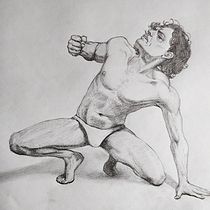 Mi Proyecto del curso: Ilustración para cómics: anatomía de un superhéroe. Desenho a lápis, e Desenho anatômico projeto de Diego Eduardo Castro Calderon - 02.01.2021