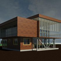 Mi Proyecto del curso: Diseño y modelado arquitectónico 3D con Revit. Projekt z dziedziny 3D,  Architektura, Architektura wnętrz,  Modelowanie 3D, Architektura c, frowa i Wizualizacja architektoniczna użytkownika Ángel Rodrigo Medina Jofré - 02.01.2021