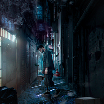 Mi Proyecto del curso: Fotomontaje futurista con Adobe Photoshop. Photo Retouching project by Omar Jnexweek - 12.29.2020