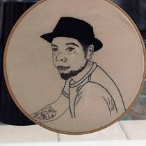 Mi Proyecto del curso: Creación de retratos bordados. Embroider project by Nadia Lizeth - 01.02.2021