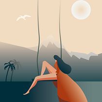 Mi Proyecto del curso: Ilustración vectorial dinámica: color y composición. Een project van Redactionele illustratie, Traditionele illustratie y Vectorillustratie van Lurdes Muñoz - 02.01.2021