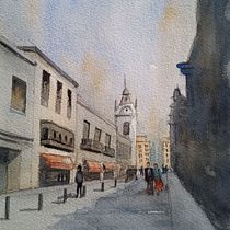 Centro de Lima. Projekt z dziedziny  Malarstwo użytkownika aldrich_sarmiento - 13.01.2021