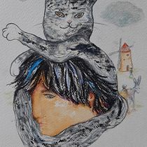 Mi Proyecto del curso: Introducción a la ilustración infantil. Drawing, Traditional illustration, Fine Arts, Painting, Pencil Drawing, Watercolor Painting, Children's Illustration, and Narrative project by danielablacona - 01.02.2021