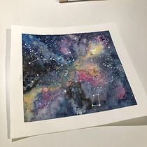 My project in Modern Watercolor Techniques course. Un progetto di Pittura ad acquerello di Annika Petersson - 02.01.2021