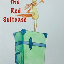 The red suitcase . Children's Illustration project by Alina Levyz - 01.02.2021