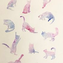 My project in Modern Watercolor Techniques course. Un progetto di Pittura ad acquerello di Flavia Giorgi - 02.01.2021