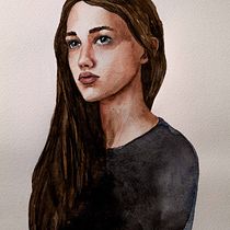 Mi Proyecto del curso: Retrato en acuarela a partir de una fotografía. Traditional illustration project by Nahir Rocha - 10.06.2020