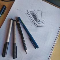 My project in Introduction to Product Design Sketching course- Devices Base Stand. Un proyecto de Dibujo, Diseño de producto, Sketchbook y Bocetado de Alejandro Serrano - 03.01.2021