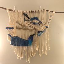 Mi Proyecto del curso: Introducción al macramé: creación de un tapiz decorativo. Macramê projeto de Aida Calderon - 03.01.2021