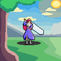 Meu projeto do curso: Introdução ao desenho de personagens em pixel art. Un projet de Animation 2D de vilsonjsantos - 03.01.2021