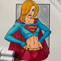 Mi Proyecto del curso: Coloreado con marcadores para dibujo manga. Drawing, and Watercolor Painting project by josecorderovzla - 01.03.2021