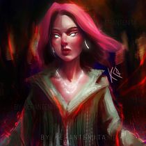 My project in Digital Fantasy Portraits Kerantenita. Character Design, Digital Drawing, Digital Illustration, Digital Painting, Drawing, Traditional illustration, and Realistic Drawing project by Alena Shishkina - 01.03.2021