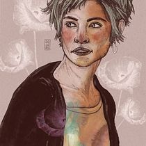 Mi Proyecto del curso: Retrato ilustrado con Procreate. Artes plásticas, e Desenho de retrato projeto de saloro - 03.01.2021