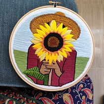 Mi Proyecto del curso: Introducción al bordado botánico. Un projet de Broderie de samirasego - 03.01.2021