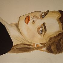 My project in Watercolor Portrait from a Photo course. Watercolor Painting project by Park Shin - 01.03.2021