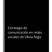 Mi Proyecto del curso: Estrategia de comunicación para redes sociales de la bookstagramer Olivia Regis. Communication, and Social Media Design project by agustinalopezperez26 - 01.03.2021