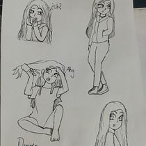 Mi Proyecto del curso: Creación de personajes manga. Manga project by meyza0606 - 01.03.2021
