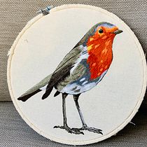 Mi Proyecto del curso: Pintar con hilo: técnicas de ilustración textil. Embroider project by Michelle Ausset - 01.04.2021