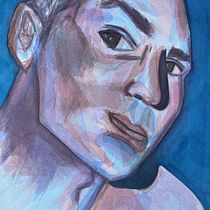 Mi Proyecto del curso: Retrato artístico en acuarela. Watercolor Painting project by Natalia Lobos - 01.04.2021