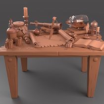 Mi proyecto Bodegón pirata. 3D Design, e Modelagem 3D projeto de Oscar Martinez - 04.01.2021
