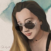 My project in Illustrated Portraits with Procreate course. Ilustração digital, e Desenho de retrato projeto de Julián Márquez - 11.01.2021