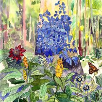 Mi Proyecto del curso: Ilustración en acuarela con influencia japonesa. Un projet de Illustration traditionnelle de Xenia Pankevich - 04.01.2021