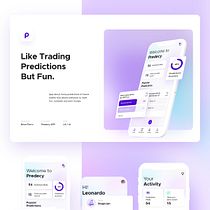 Predecy | Landing Page and Mobile App UX/UI . Un proyecto de Diseño, Diseño de apps, Diseño interactivo, Diseño Web, Motion Graphics y UX / UI de Brian Fierro - 27.01.2021
