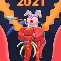 Mi Proyecto del curso: Ilustración geométrica con volumen. Ilustração tradicional projeto de Meiling Parra Gonzalez - 05.01.2021