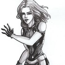 Mi Proyecto del curso: Diseño de personajes femeninos para cómics. Traditional illustration & Ink Illustration project by Melanie Díaz Lara - 01.05.2021