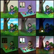Japson's project in Lighting Principles for Digital Painting course. Digital Painting, and Traditional illustration project by Caden Stawiarski - 01.05.2021