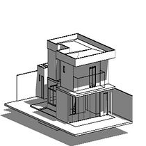 Meu projeto do curso: Projeto arquitetônico 3D e modelagem com Revit. Un projet de Modélisation 3D de Marcelo Viturino - 05.01.2021