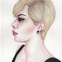 Mi Proyecto del curso: Retrato en acuarela a partir de una fotografía. Watercolor Painting project by Maria Fernanda Flores Alvarez - 12.29.2020