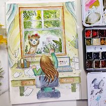 My project in Storytelling through Watercolor Illustration course. Un progetto di Illustrazione tradizionale e Pittura ad acquerello di Marijjo Dumagat - 05.01.2021