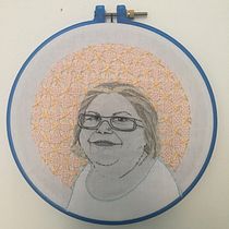 My project in Creation of Embroidered Portraits course. Embroider project by jenninfloripa - 01.05.2021