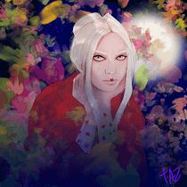 Meu projeto do curso: Retrato digital no Photoshop com um toque de fantasia. Traditional illustration, and Digital Illustration project by Luis Balancho - 01.05.2021