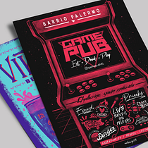 Cervecería Vikinga & Game Pub - Lettering e Ilustración.. Un progetto di Illustrazione tradizionale e Lettering di Andrés Martínez - 05.01.2021