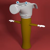 Mi Proyecto del curso: Introducción a la creación de personajes y modelado 3D con Maya. Animação 3D projeto de Andrés Moya - 10.01.2021