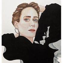 Watercolor + Tempera. Portrait Drawing, and Watercolor Painting project by mimi.edwards.11 - 01.06.2021