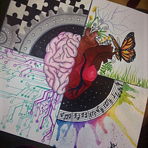 Mi Proyecto del curso: Ilustración con pintura y técnica mixta. Een project van  Beeldende kunst,  Tekening,  Artistieke tekening y Traditionele illustratie van Juliana Galeano - 06.01.2021