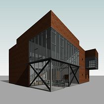 My project in 3D Architectural Design and Modeling with Revit course. Un projet de Architecture de raflialrzq - 06.01.2021
