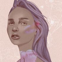 My project in Illustrated Portraits with Procreate course. Ilustração editorial e Ilustração tradicional projeto de Gabrielle Jane - 06.01.2021
