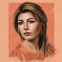 My project in Illustrated Portraits with Procreate course. Ilustração tradicional, Ilustração vetorial, Ilustração digital, e Desenho de retrato projeto de Alex Mandryko - 27.12.2020
