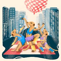 Mi Proyecto del curso: Ilustración digital con texturas en Photoshop. Un progetto di Disegno digitale, Character design, Illustrazione tradizionale e Illustrazione digitale di Marina Labella - 06.01.2021