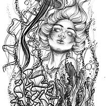 My project in Digital Design and Illustration of Tattoos with Procreate course. Traditional illustration project by Ariene Santos - 01.06.2021