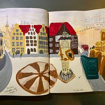 My project in Pictorial Sketchbook with Gouache course. Un projet de Peinture gouache de Anna Heider - 06.01.2021