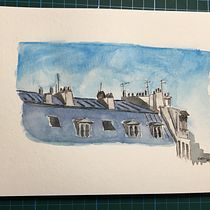 Mi Proyecto del curso: Dibujo arquitectónico con acuarela y tinta. Ilustração arquitetônica projeto de joaquinmonton - 06.01.2021