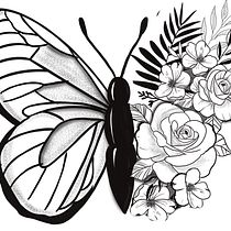 My project in Digital Design and Illustration of Tattoos with Procreate course. Tattoo Design project by Josee Rolland - 02.16.2021