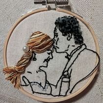 Mi Proyecto del curso: Técnicas de bordado para crear peinados con volumen. Bordado projeto de dalilastextil - 12.01.2021